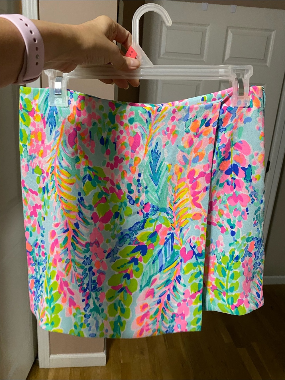 Lilly Pulitzer Multicolor Floral Print skort — Light Blue, Pink, Green